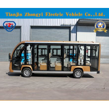 Battery Operated 14 Seater Shuttle Bus for Touring